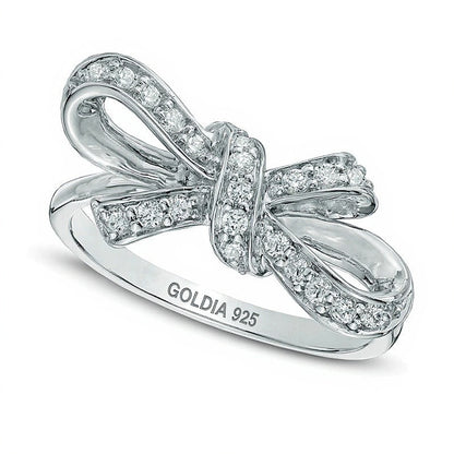 0.25 CT. TW Diamond Bow Ring in Sterling Silver