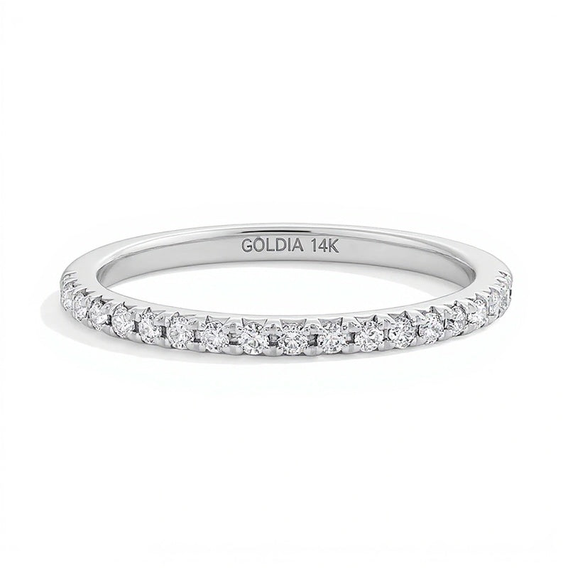 0.25 CT. TW Lab-Grown Diamond Band in 14K White Gold (F/VS2)