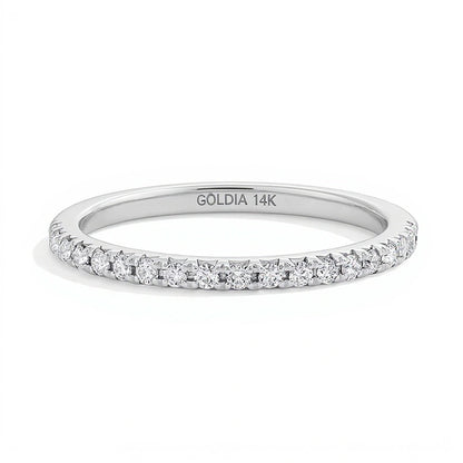 0.25 CT. TW Lab-Grown Diamond Band in 14K White Gold (F/VS2)
