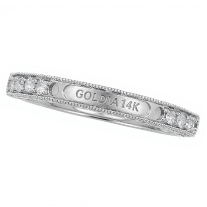0.25 CT. TW Diamond Anniversary Band in 14K White Gold (I/I2)