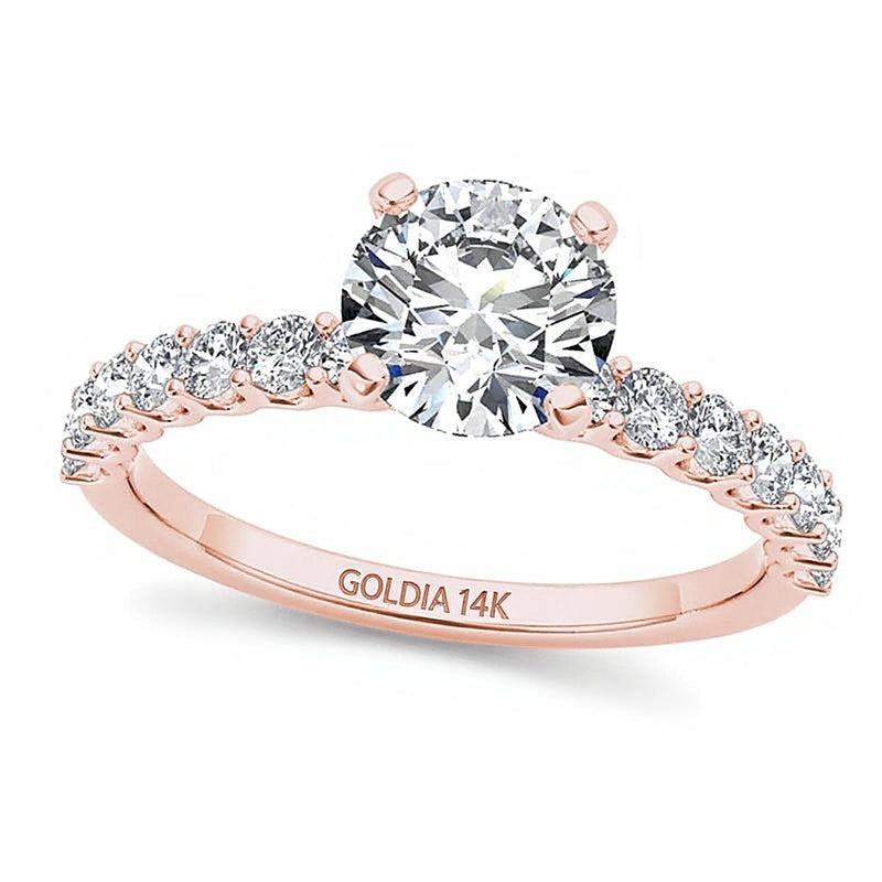 1.0 CT. TW Diamond Engagement Ring in 14K Rose Gold
