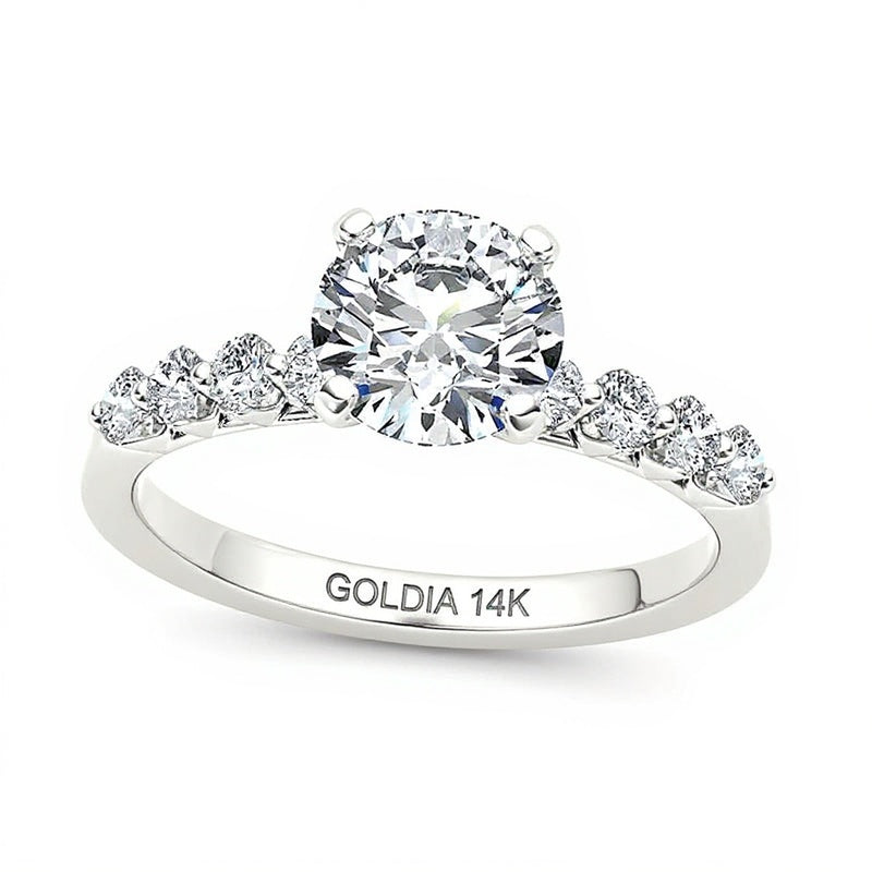 0.75 CT. TW Diamond Engagement Ring in 14K White Gold