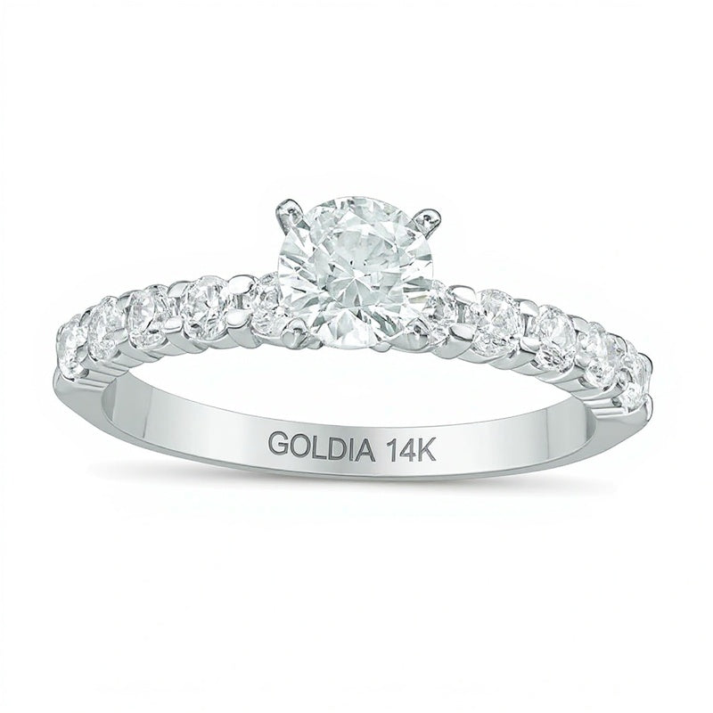 1.0 CT. TW Diamond Engagement Ring in 14K White Gold