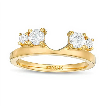 0.5 CT. TW Diamond Solitaire Enhancer in 14K Gold