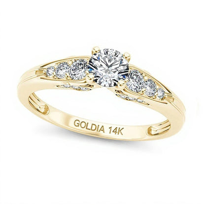 0.63 CT. TW Diamond Engagement Ring in 14K Gold