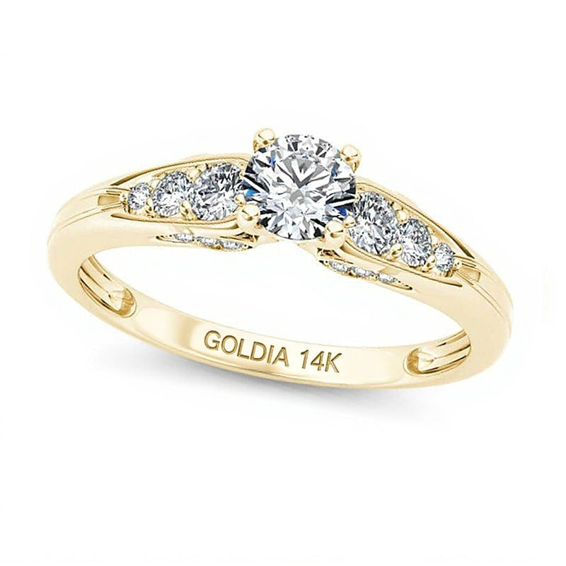 0.63 CT. TW Diamond Engagement Ring in 14K Gold