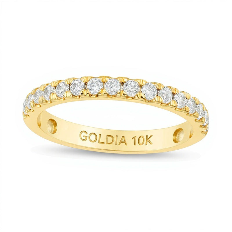 0.38 CT. TW Diamond Wedding Band in 10K Gold