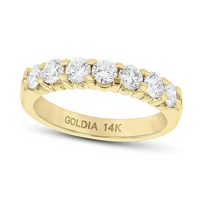 1.0 CT. TW Diamond Seven Stone Anniversary Band in 14K Gold