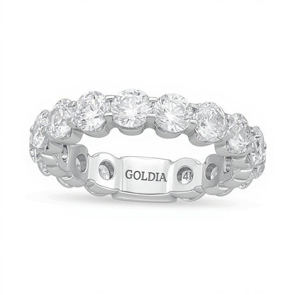 4.0 CT. TW Lab-Grown Diamond Eternity Anniversary Band in 14K White Gold (F/VS2)