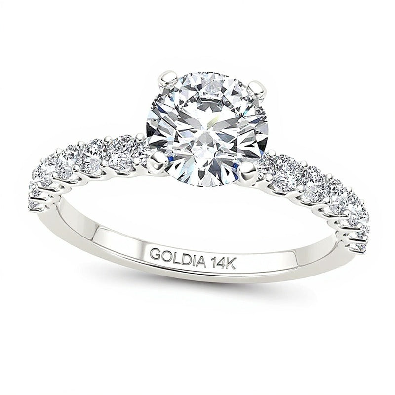 1.0 CT. TW Diamond Engagement Ring in 14K White Gold