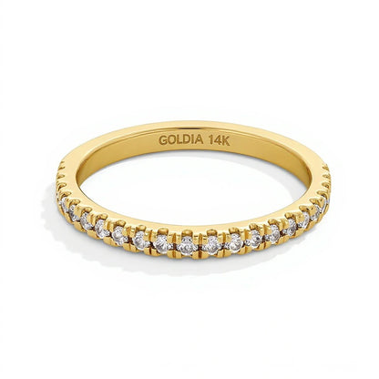0.25 CT. TW Lab-Grown Diamond Band in 14K Gold (F/SI2)