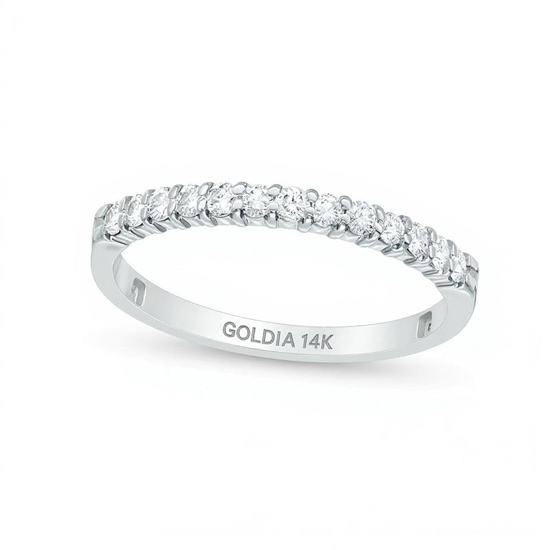 0.25 CT. TW Diamond Band in 14K White Gold