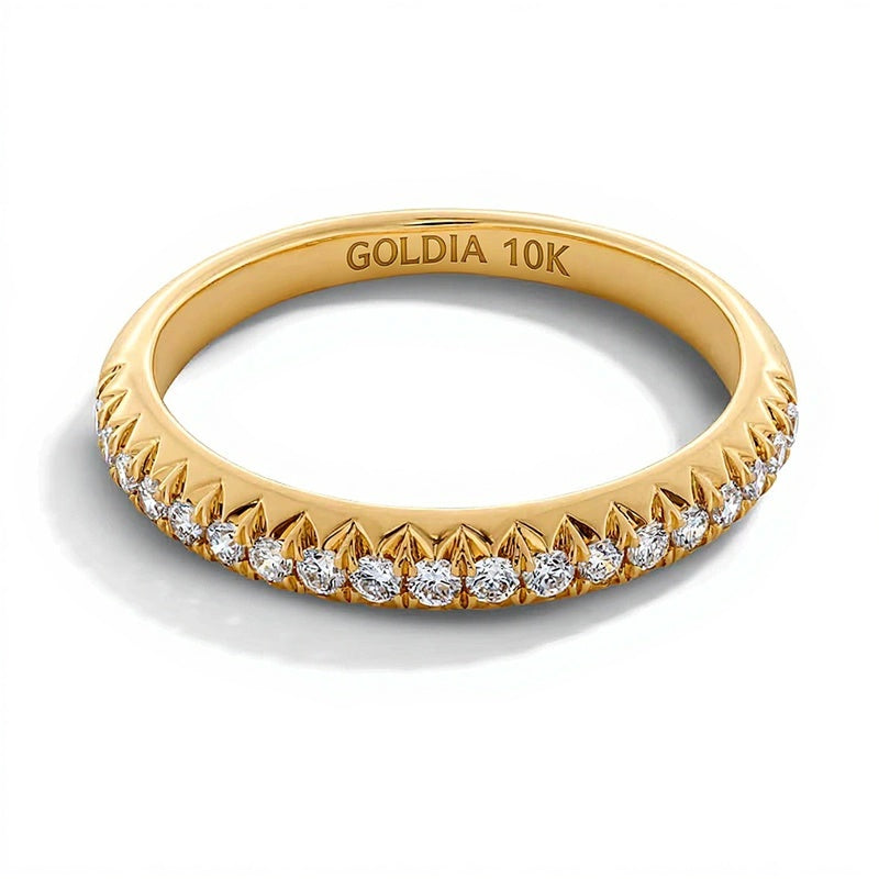 0.25 CT. TW Lab-Grown Diamond Band in 10K Gold (F/VS2)