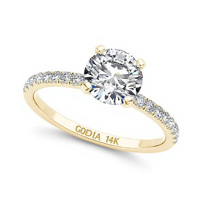 1.0 CT. TW Diamond Engagement Ring in 14K Gold