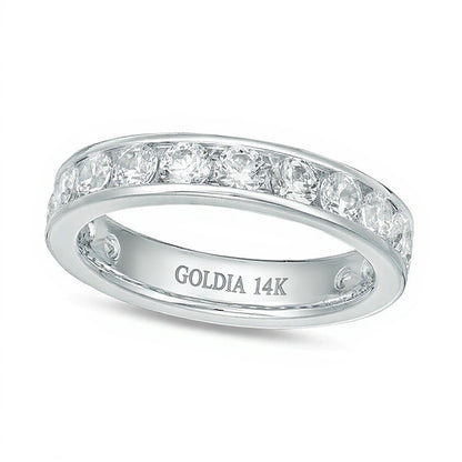 2.0 CT. TW Diamond Channel-Set Eternity Band in 14K White Gold (H/SI2)