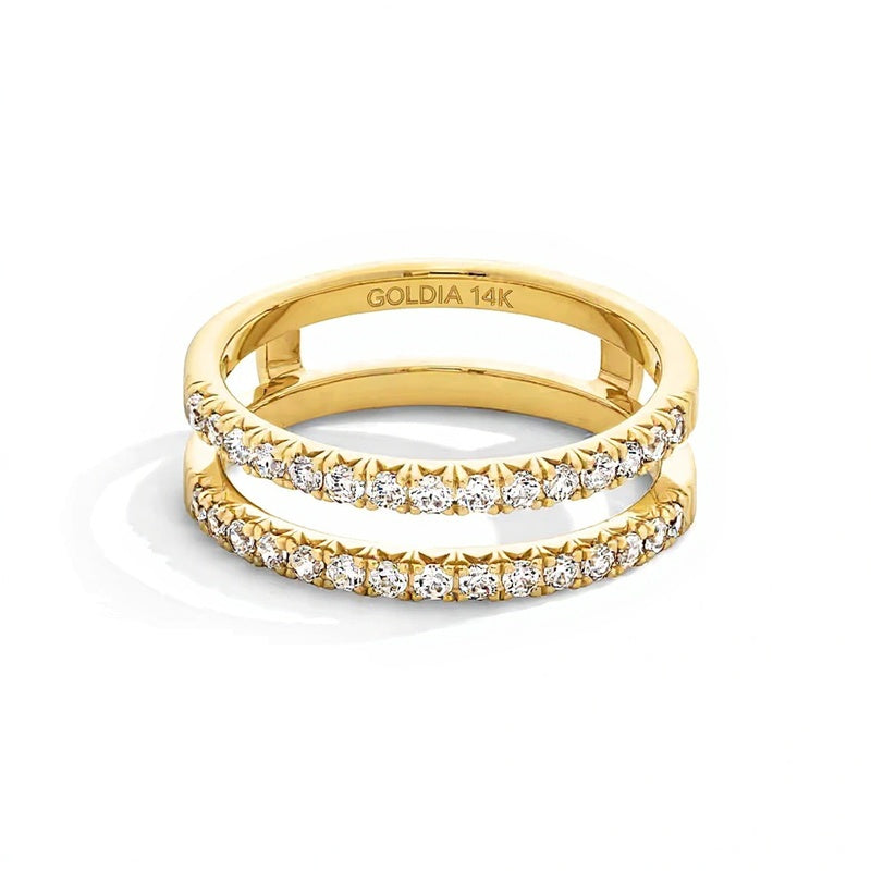 0.5 CT. TW Lab-Grown Diamond Solitaire Enhancer in 14K Gold (F/VS2)