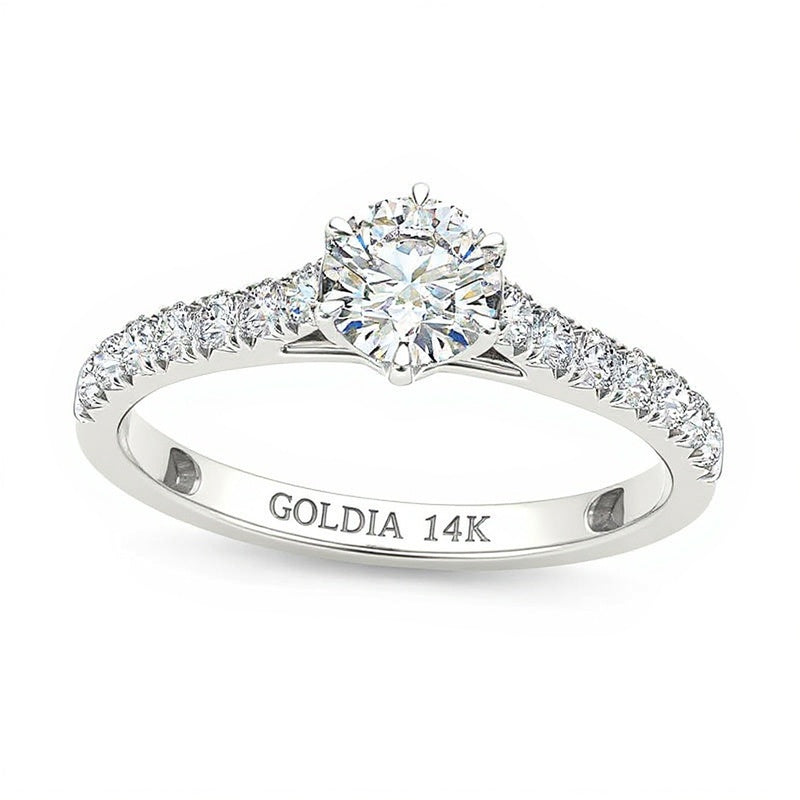 0.75 CT. TW Diamond Engagement Ring in 14K White Gold