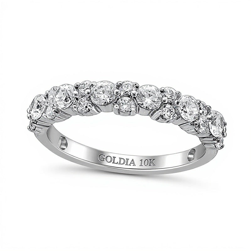 1.0 CT. TW Diamond Anniversary Band in 10K White Gold