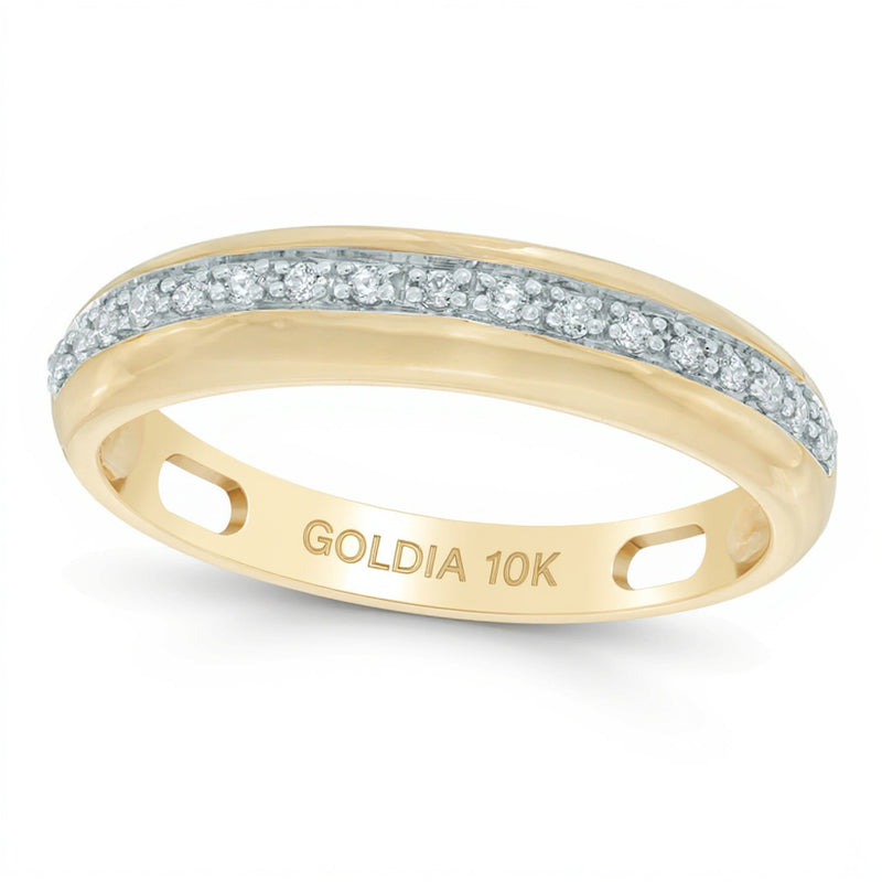 0.17 CT. TW Diamond Wedding Band in 10K Gold