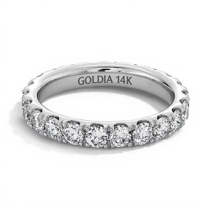 1.75 CT. TW Diamond Eternity Band in 14K White Gold (I/SI2) - Size 5
