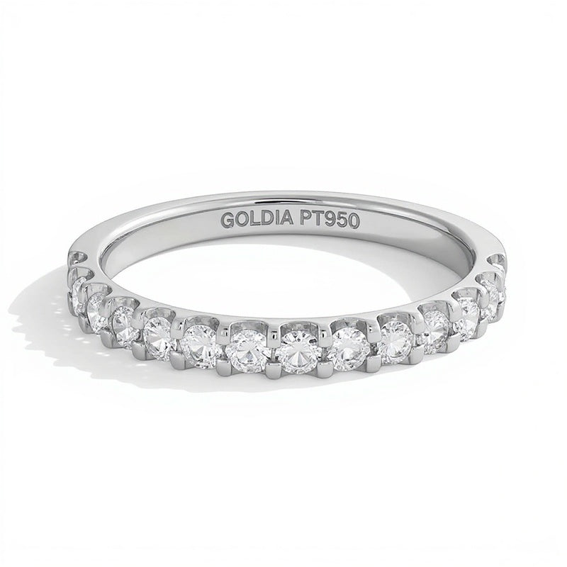 0.5 CT. TW Lab-Grown Diamond Anniversary Band in Platinum (F/VS2)