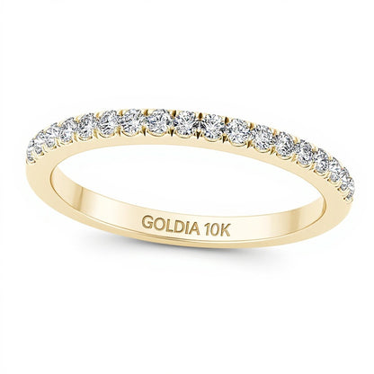 0.33 CT. TW Diamond Wedding Band in 10K Gold