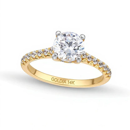 1.88 CT. TW Lab-Grown Diamond Engagement Ring in 14K Gold (F/VS2)