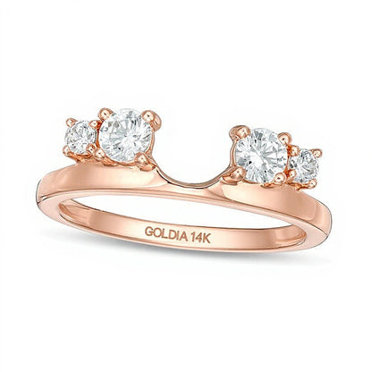 0.5 CT. TW Diamond Solitaire Enhancer in 14K Rose Gold
