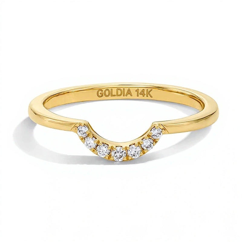 0.07 CT. TW Lab-Grown Diamond Solitaire Enhancer Ring in 14K Gold (F/VS2)