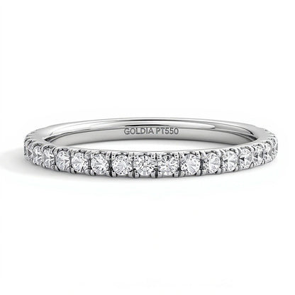 0.33 CT. TW Lab-Grown Diamond Band in Platinum (D/IF)