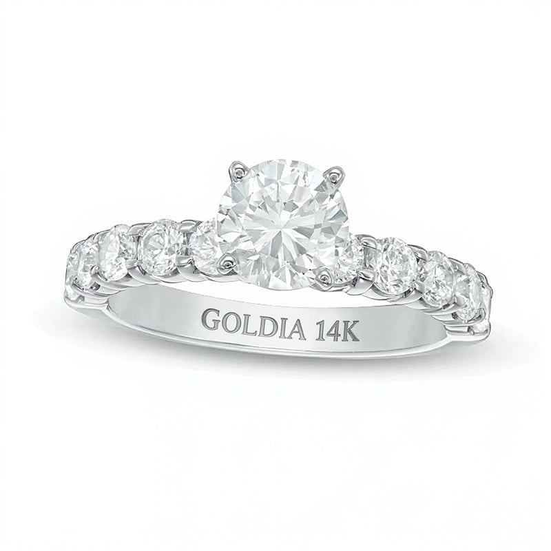 2.0 CT. TW Diamond Engagement Ring in 14K White Gold