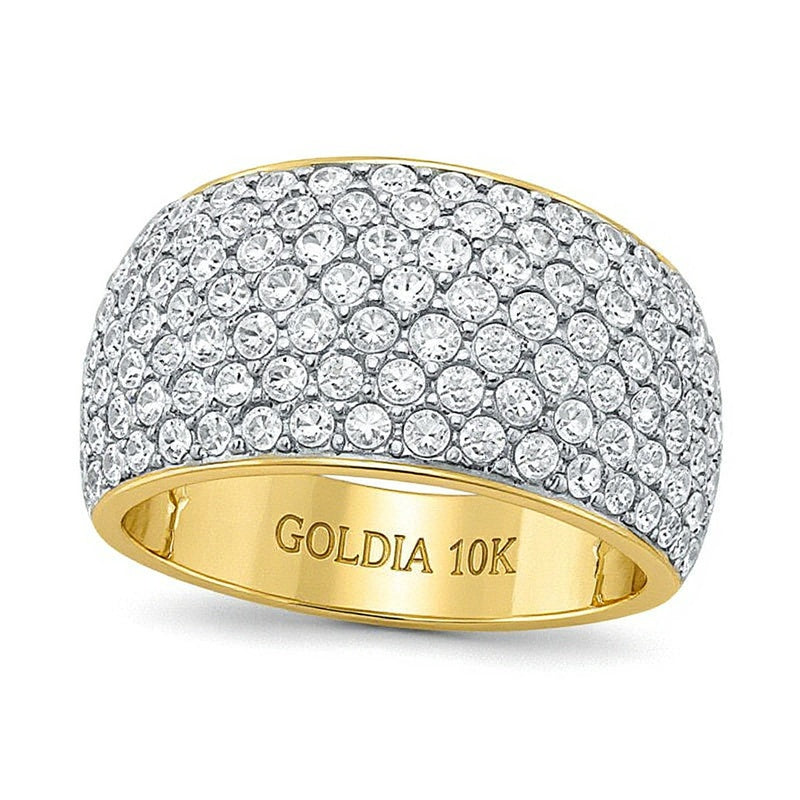 2.0 CT. TW Diamond Seven Row Band in 10K Gold