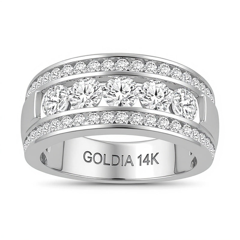 2.0 CT. TWCertified Lab-Grown Diamond Band in 14K White Gold (F/VS2)