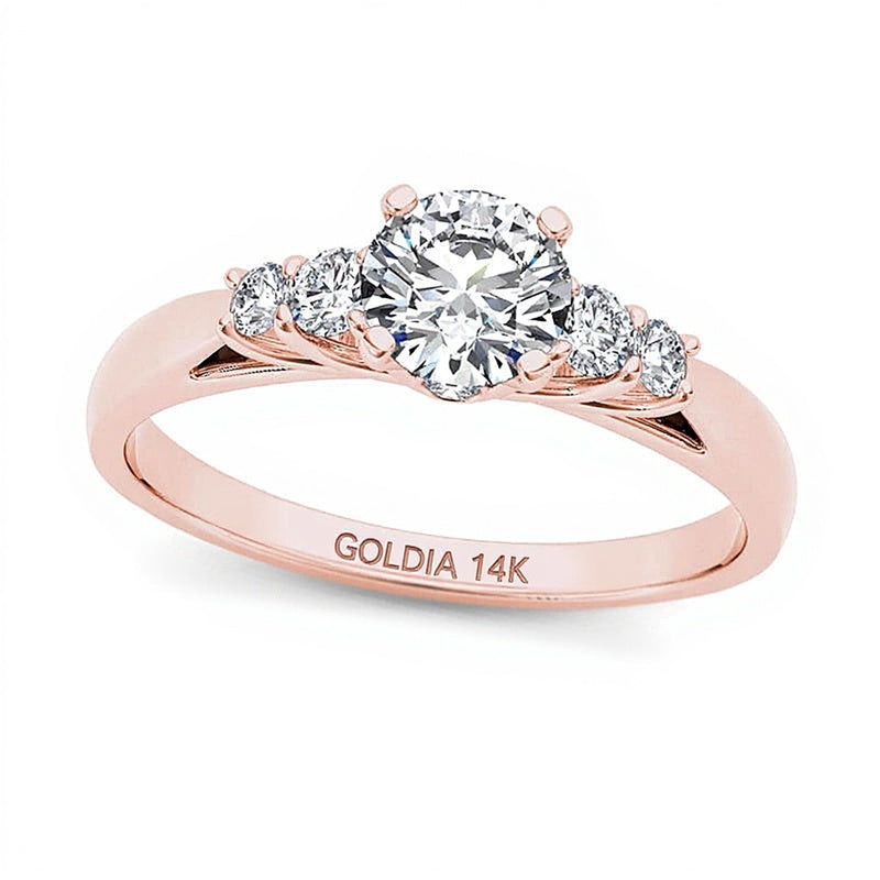0.75 CT. TW Diamond Engagement Ring in 14K Rose Gold