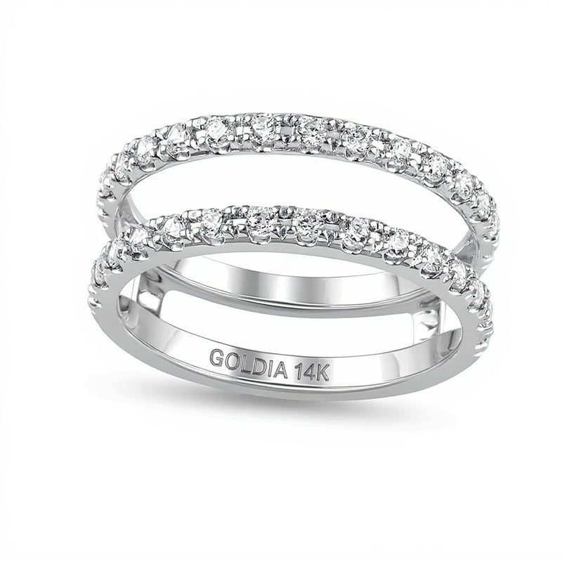 0.5 CT. TW Diamond Enhancer in 14K White Gold