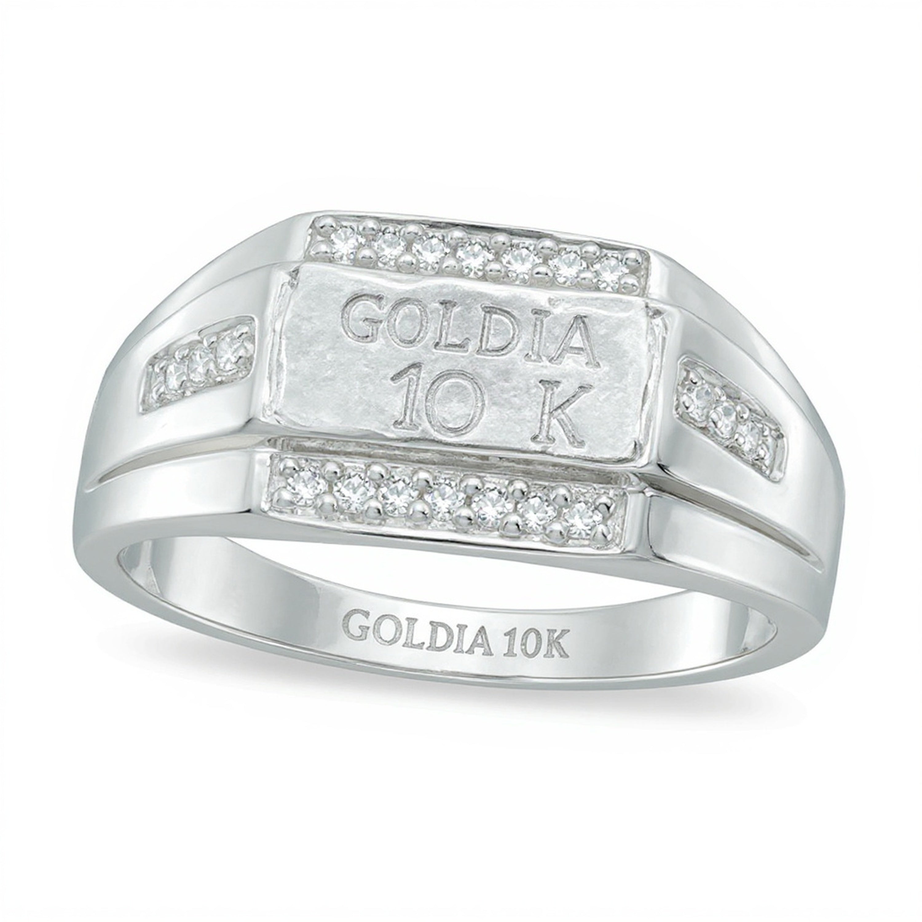 0.5 CT. TW Diamond Ring in 10K White Gold