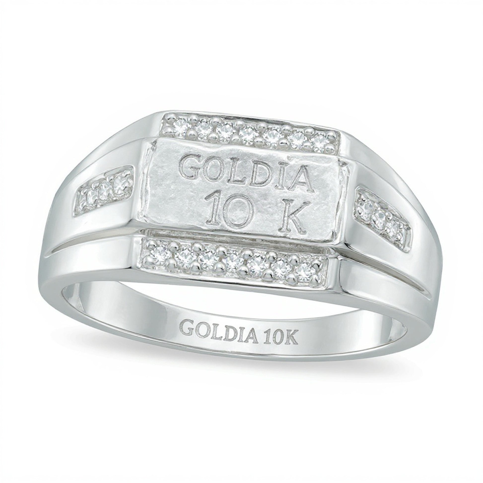 0.5 CT. TW Diamond Ring in 10K White Gold