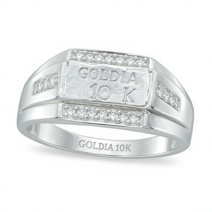0.5 CT. TW Diamond Ring in 10K White Gold