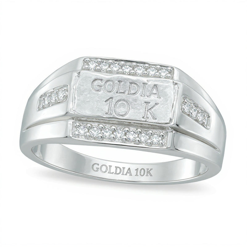0.5 CT. TW Diamond Ring in 10K White Gold