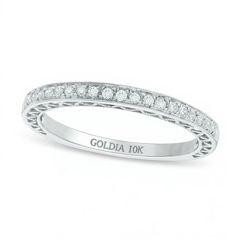 0.17 CT. TW Diamond Anniversary Band in 10K White Gold