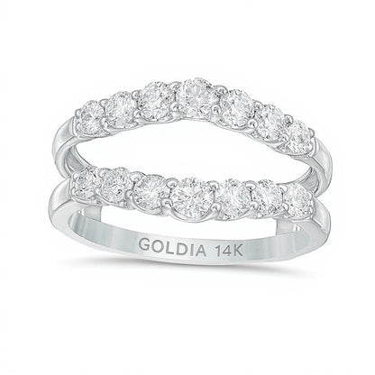 1.0 CT. TW Diamond Solitaire Enhancer in 14K White Gold