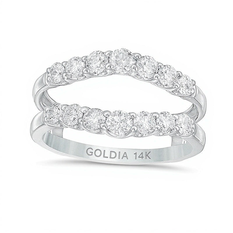 1.0 CT. TW Diamond Solitaire Enhancer in 14K White Gold
