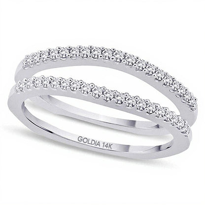 0.25 CT. TW Diamond Solitaire Enhancer in 14K White Gold