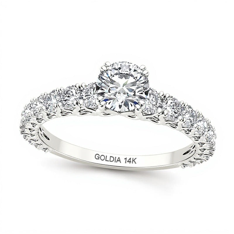 1.0 CT. TW Diamond Engagement Ring in 14K White Gold
