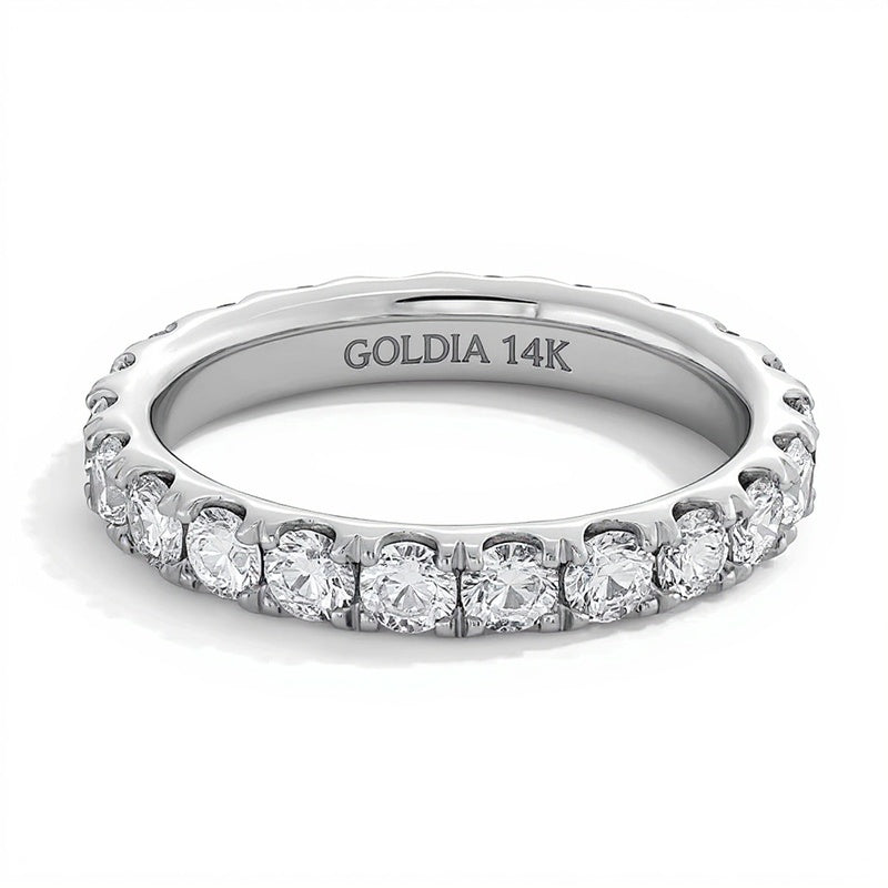 2.0 CT. TW Diamond Eternity Band in 14K White Gold (I/SI2) - Size 8