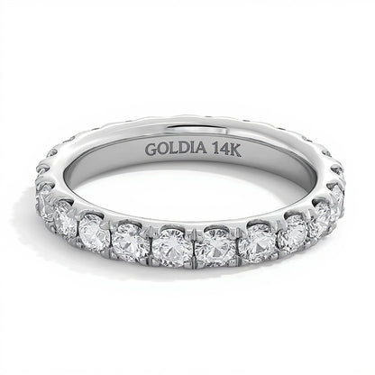 2.0 CT. TW Diamond Eternity Band in 14K White Gold (I/SI2) - Size 8