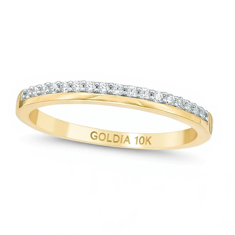 0.13 CT. TW Diamond Wedding Band in 10K Gold