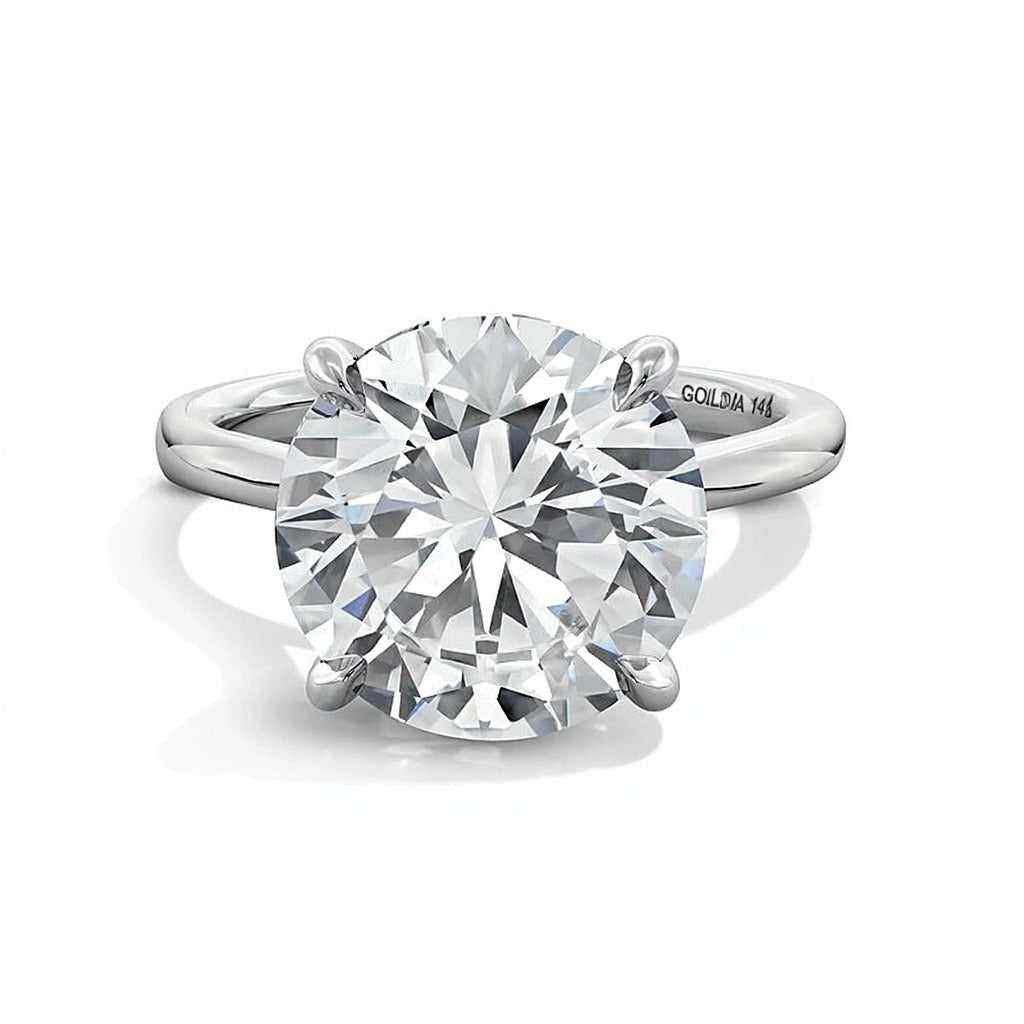 6.0 CT. Lab-Grown Diamond Solitaire Engagement Ring in 14K White Gold (F/VS2)