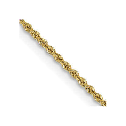 14k Yellow Gold 36 inch 2mm Regular Rope with Lobster Clasp Chain Necklace