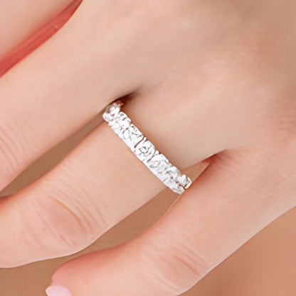 1.5 CT. TW Diamond Nine Stone Band in 14K White Gold (I/SI2)